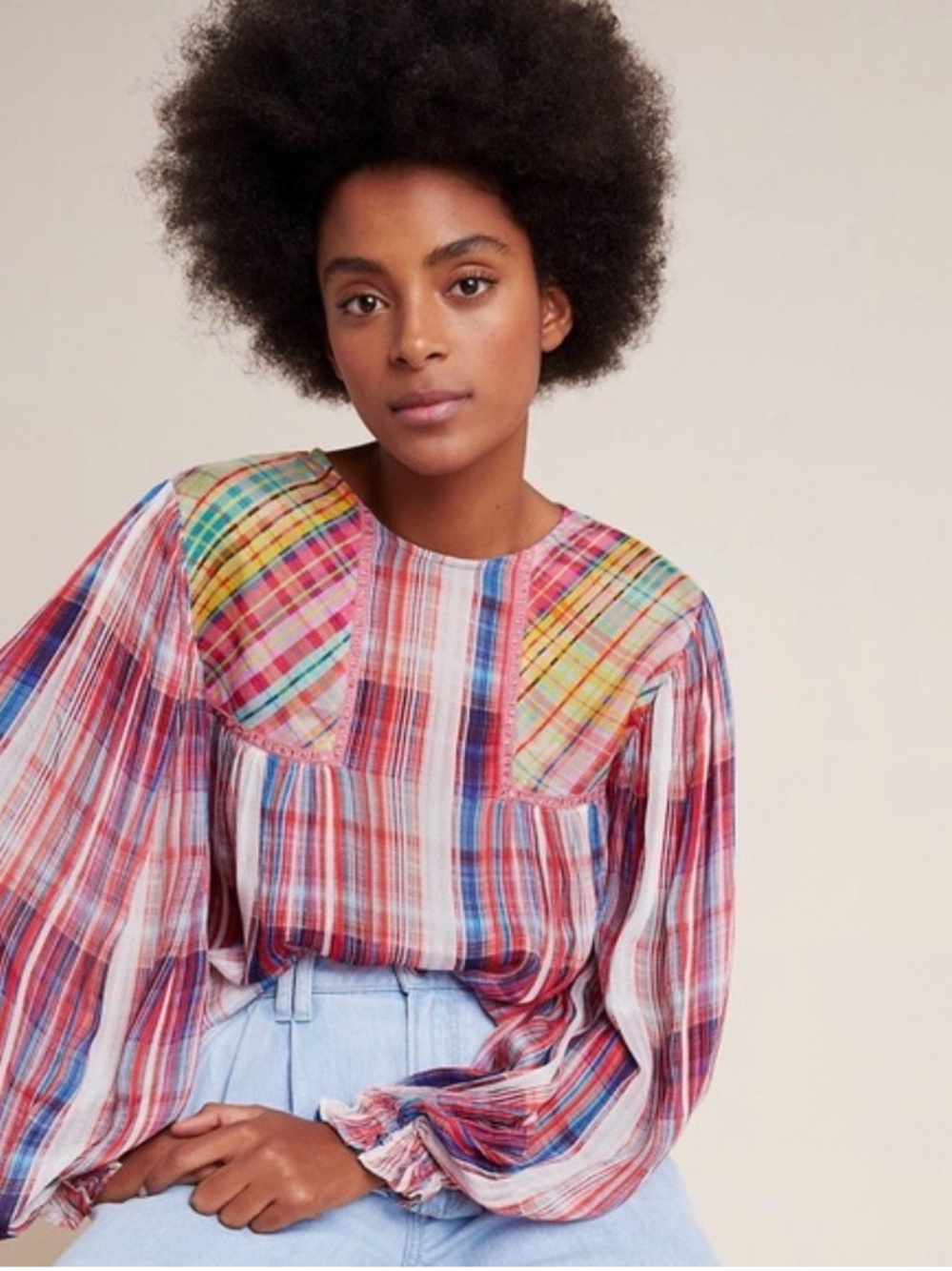 Anthropologie | Miranda Peasant blouse Small